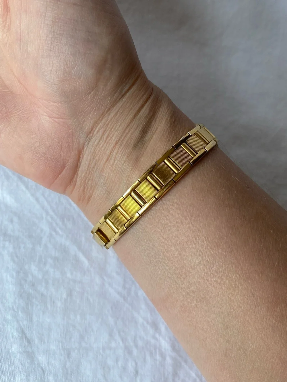 Wittnauer Gold-Tone Women's Quartz Watch - Black Dial